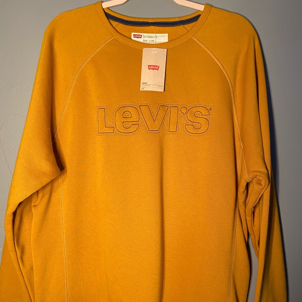Men’s Levi’s Logo Crewneck Sweater NWT